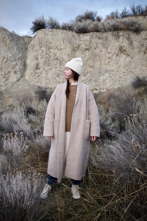 Lauren Manoogian Double Face Long Coat - Bale | Garmentory