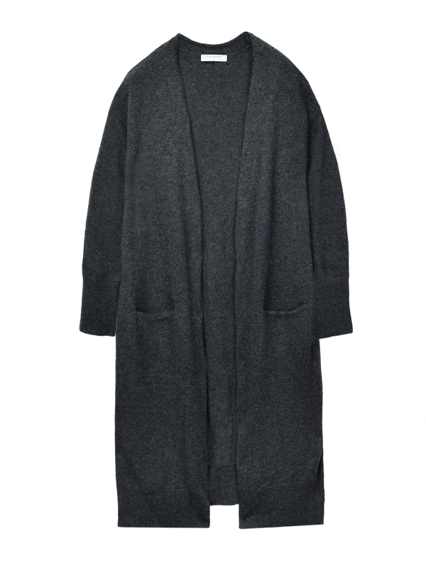 Long Cardigan_Graphite Long Cardigan_Graphite
