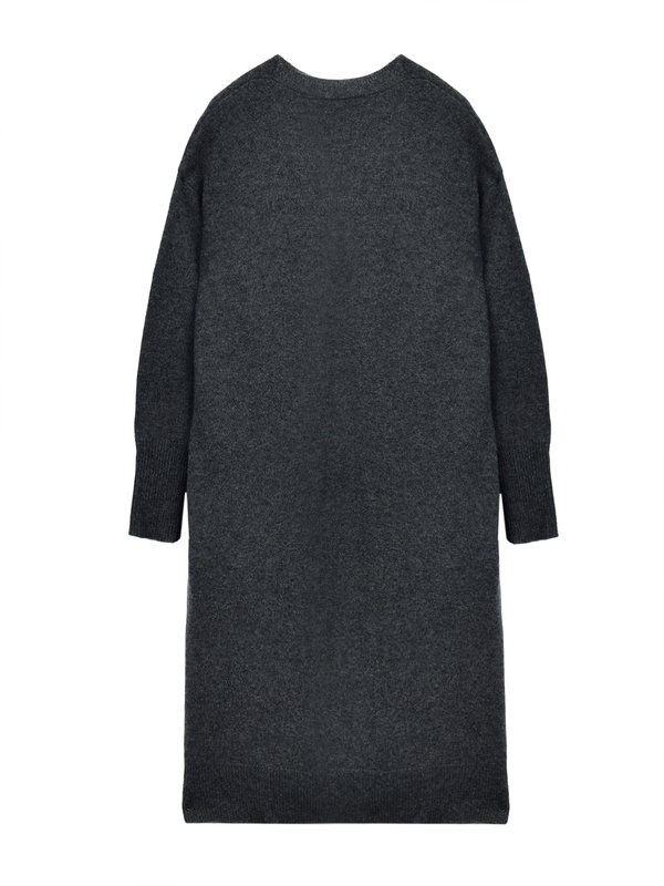 Long Cardigan_Graphite Long Cardigan_Graphite