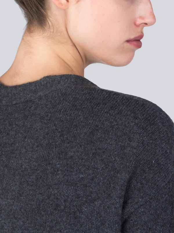 Long Cardigan_Graphite Long Cardigan_Graphite