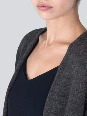 Long Cardigan_Graphite Long Cardigan_Graphite