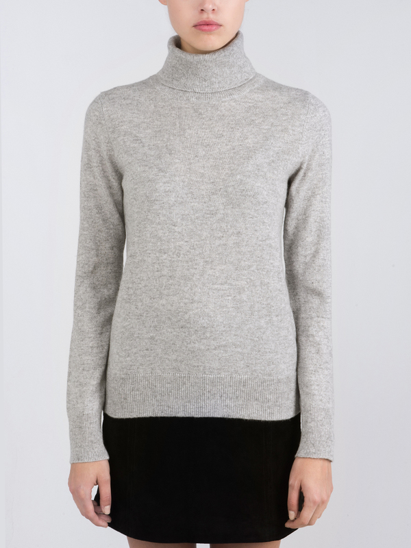 Turtleneck Slimfit Sweater_Light Grey Turtleneck Slimfit Sweater_Light Grey