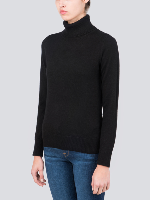 Turtleneck Slimfit Sweater_Black Turtleneck Slimfit Sweater_Black