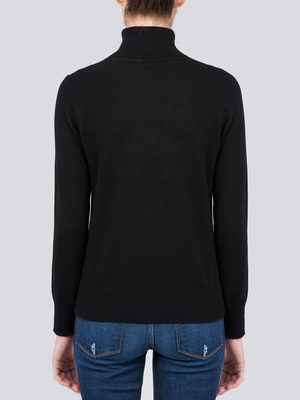 Turtleneck Slimfit Sweater_Black Turtleneck Slimfit Sweater_Black