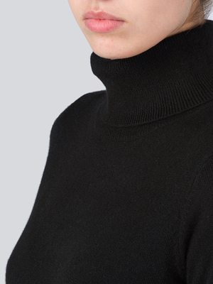 Turtleneck Slimfit Sweater_Black Turtleneck Slimfit Sweater_Black