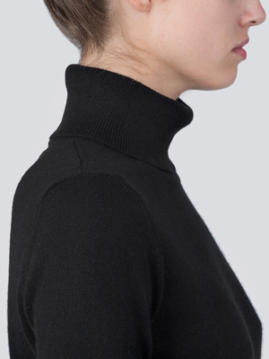 Turtleneck Slimfit Sweater_Black Turtleneck Slimfit Sweater_Black