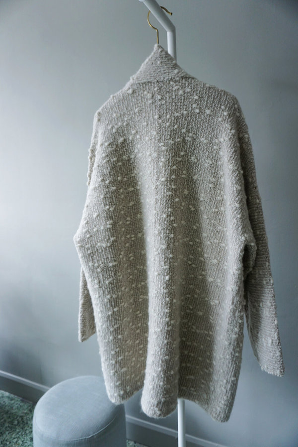 LAUREN MANOOGIAN ORU COAT - WHITE COMBO LAUREN MANOOGIAN ORU COAT - WHITE COMBO