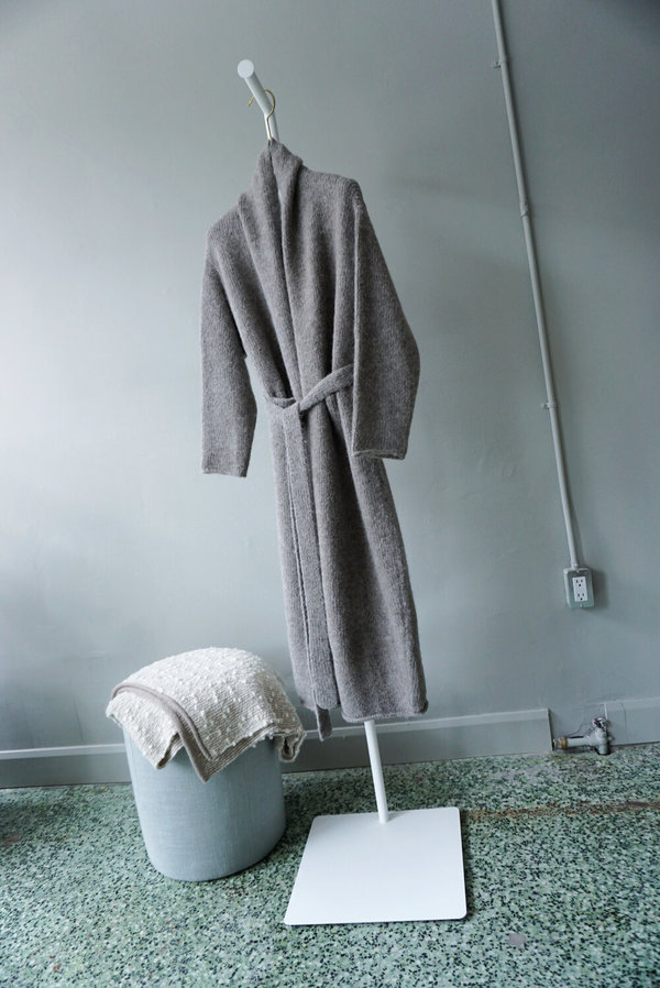 Lauren Manoogian Fluffy Wool Robe Coat - Steel Lauren Manoogian Fluffy Wool Robe Coat - Steel