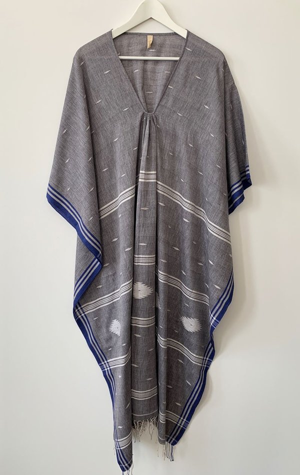 Two jamdani caftan - black Two jamdani caftan - black