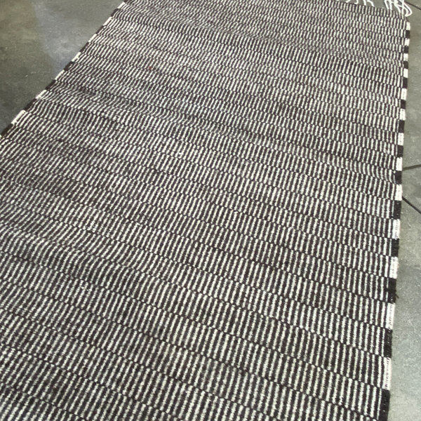 Made Solid Oaxacan Handwoven Wool Rug - gray Made Solid Oaxacan Handwoven Wool Rug - gray