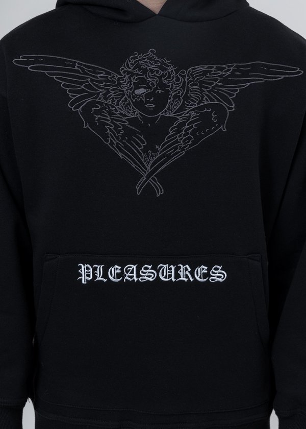 PLEASURES Angel Hoodie - Black PLEASURES Angel Hoodie - Black