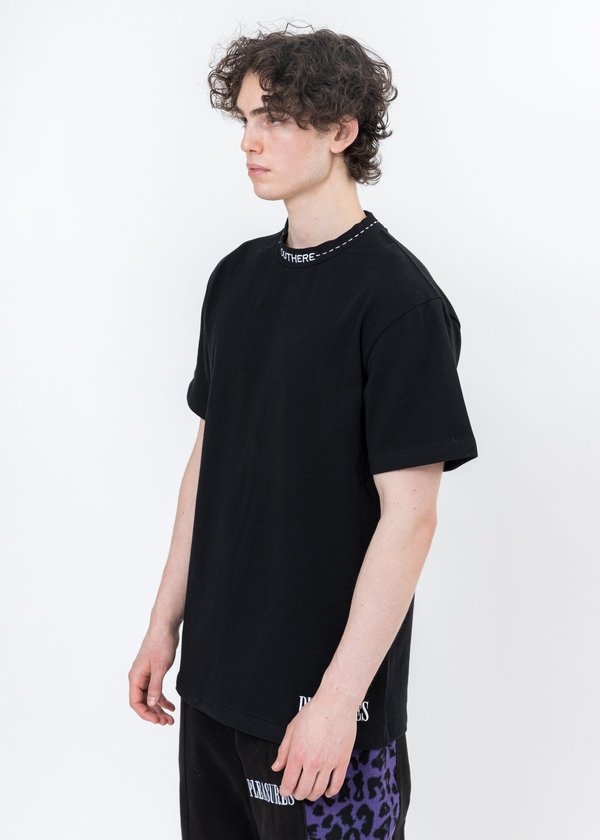 PLEASURES Cut Here T-Shirt - Black PLEASURES Cut Here T-Shirt - Black