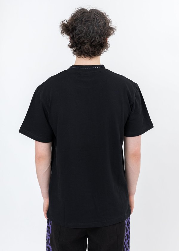 PLEASURES Cut Here T-Shirt - Black PLEASURES Cut Here T-Shirt - Black