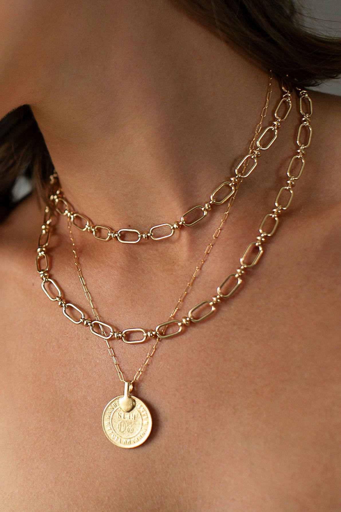 Electric Picks Juliet Chain Necklace Gold Garmentory