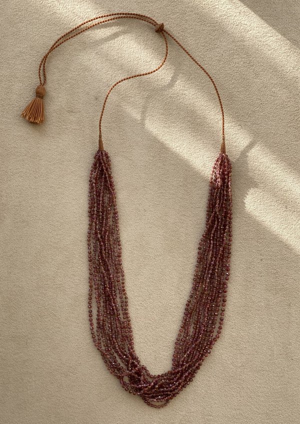 Lena Skadegard Sapphire Tassel Necklace - Pink Lena Skadegard Sapphire Tassel Necklace - Pink