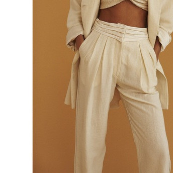 Electric Feathers Raw Silk Pant Electric Feathers Raw Silk Pant