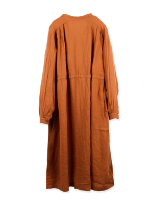 Poet Dress Rust Poet Dress Rust