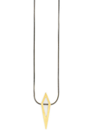 Mercurial NYC Hollow Diamond Necklace Mercurial NYC Hollow Diamond Necklace