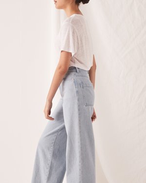 Assembly Label Wide Leg Jean - Pacific Blue Assembly Label Wide Leg Jean - Pacific Blue