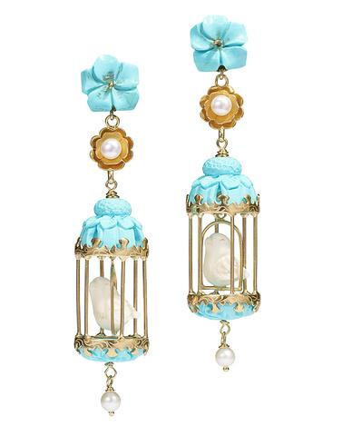 Of Rare Origin Aviary Bird "2" earrings Of Rare Origin Aviary Bird "2" earrings