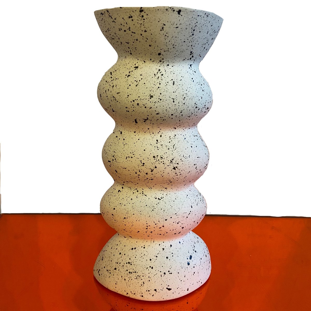 DA Ceramics Wobble Splatter Vase - Image 1 of 1