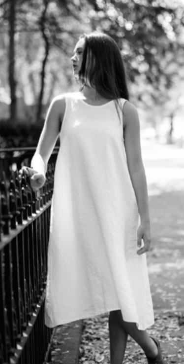 Petria Lenehan White Summer Tunic Dress Petria Lenehan White Summer Tunic Dress