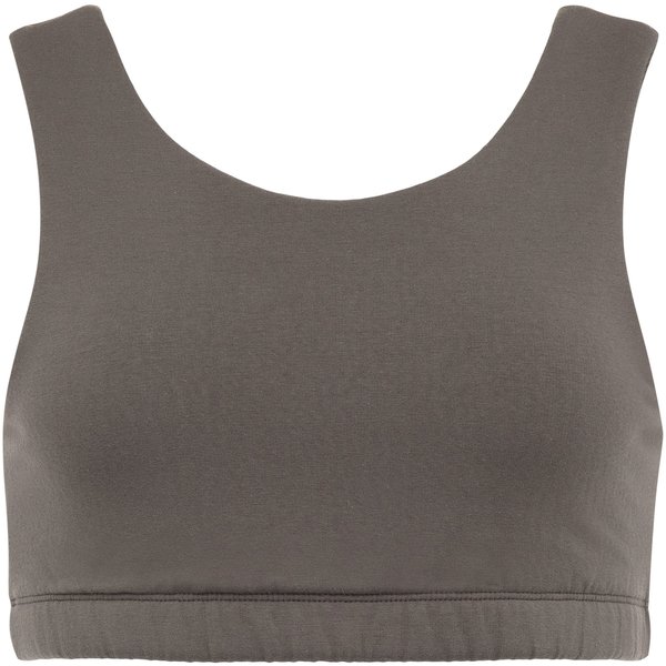 French Terry Crop Tank in Pavement Grey French Terry Crop Tank in Pavement Grey