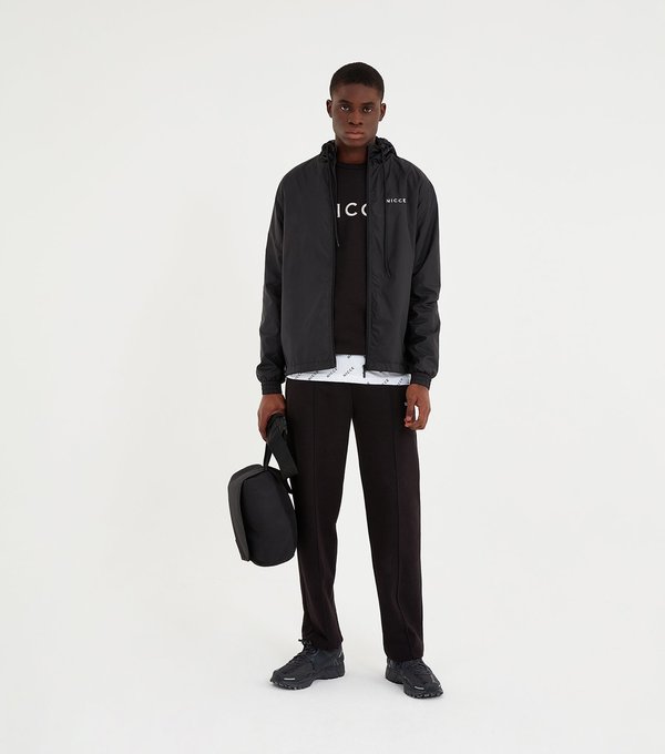 Nicce Core Logo Windbreaker - Black Nicce Core Logo Windbreaker - Black