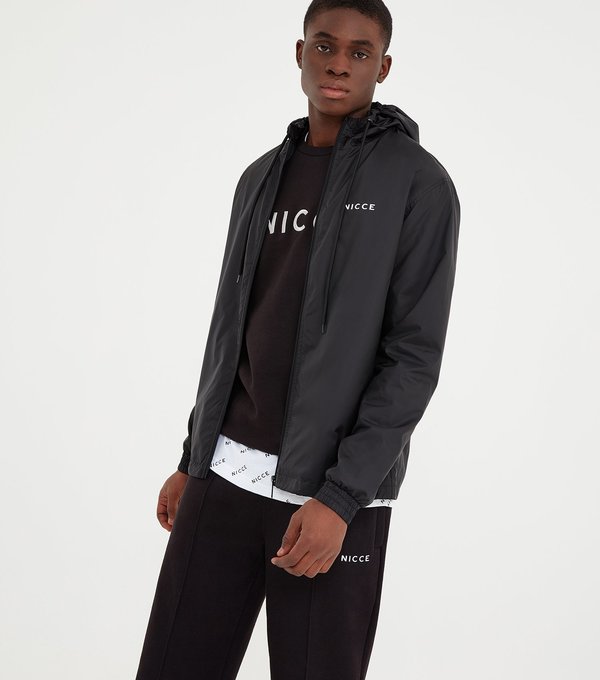 Nicce Core Logo Windbreaker - Black Nicce Core Logo Windbreaker - Black