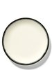 Ann Demeulemeester x Serax 28 cm Var 3 Plate - Off-White/Black  - Thumbnail 1