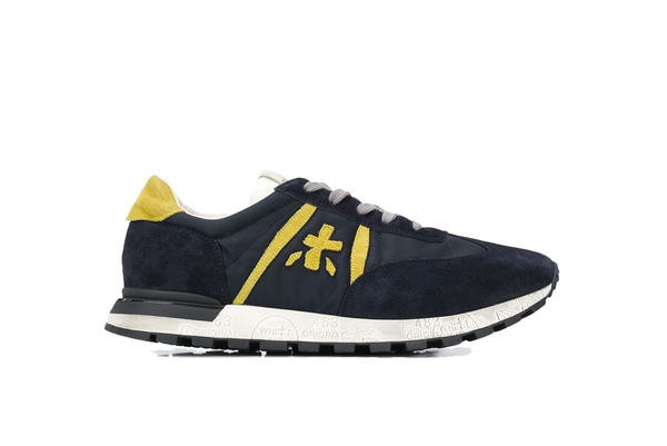 Premiata Johnlow Sneakers - Navy/Yellow Premiata Johnlow Sneakers - Navy/Yellow