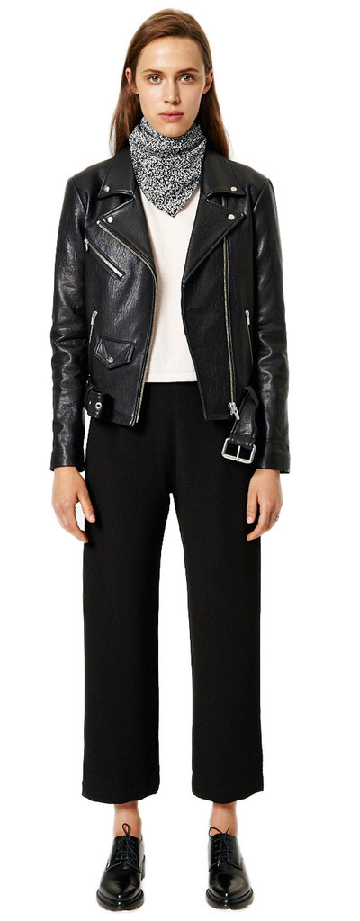 Veda Jayne Leather Biker Jacket Veda Jayne Leather Biker Jacket