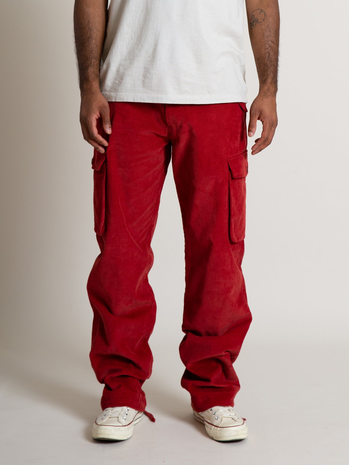 Freemans Sporting Club Cargo Pant Red Corduroy Garmentory