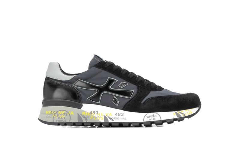 Premiata Mick Sneakers - Black/Grey | Garmentory