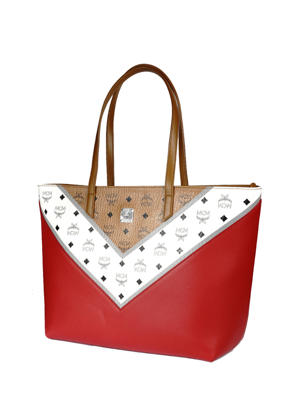 MCM M MOVE VIS SHOPPER MED CD bag - red MCM M MOVE VIS SHOPPER MED CD bag - red