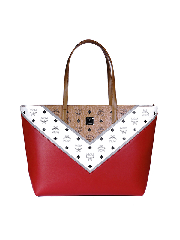 MCM M MOVE VIS SHOPPER MED CD bag - red MCM M MOVE VIS SHOPPER MED CD bag - red
