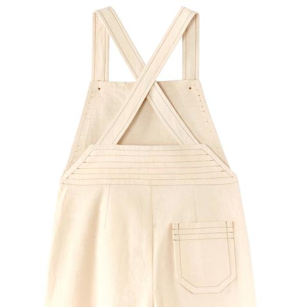 Kids Polder Denmark Overalls - Natural Cream Kids Polder Denmark Overalls - Natural Cream