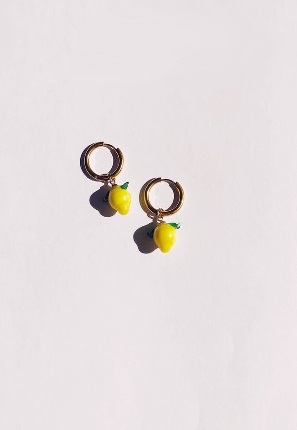 Lemons Hoops - gold Lemons Hoops - gold