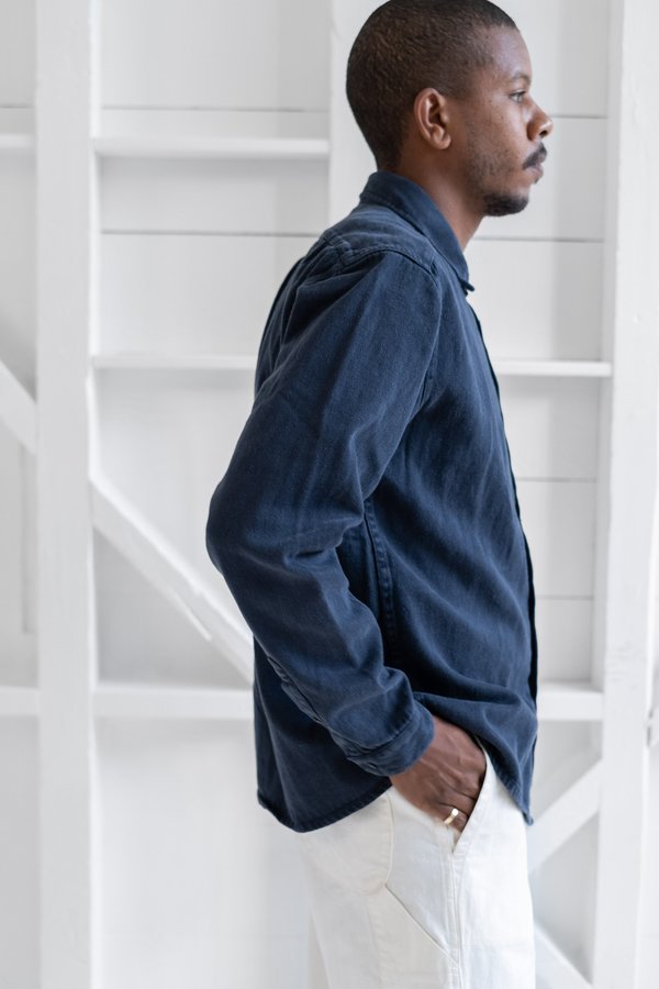 Jungmaven TOPANGA SHIRT top - NAVY Jungmaven TOPANGA SHIRT top - NAVY