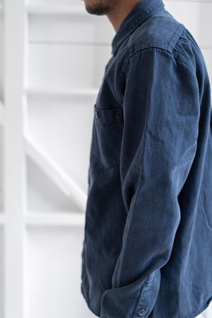 Jungmaven TOPANGA SHIRT top - NAVY Jungmaven TOPANGA SHIRT top - NAVY