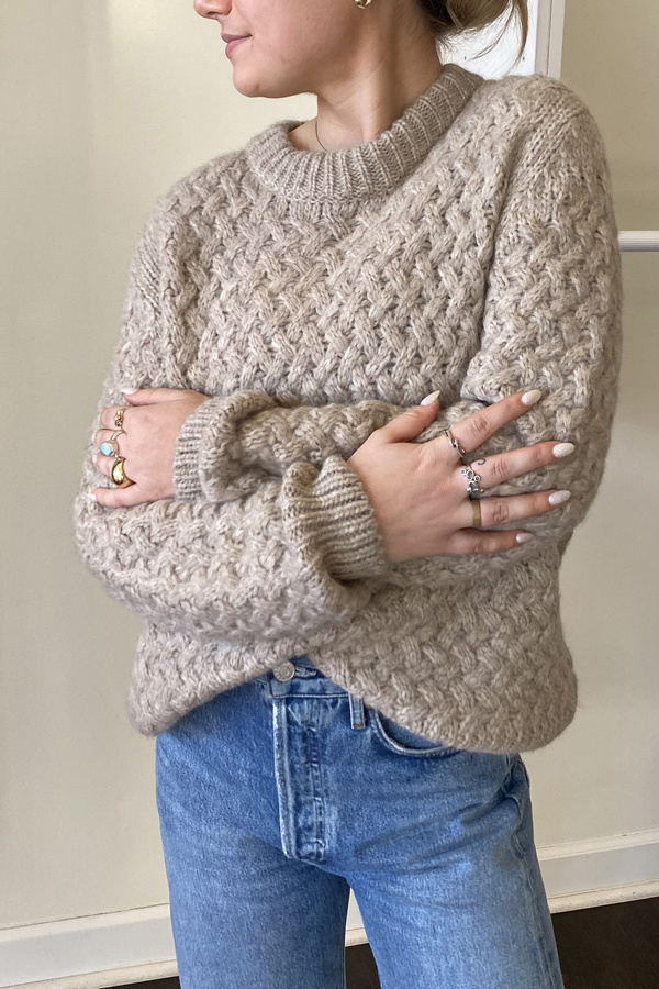 Christina Lehr Kiernan Crew Sweater - Oatmeal Christina Lehr Kiernan Crew Sweater - Oatmeal