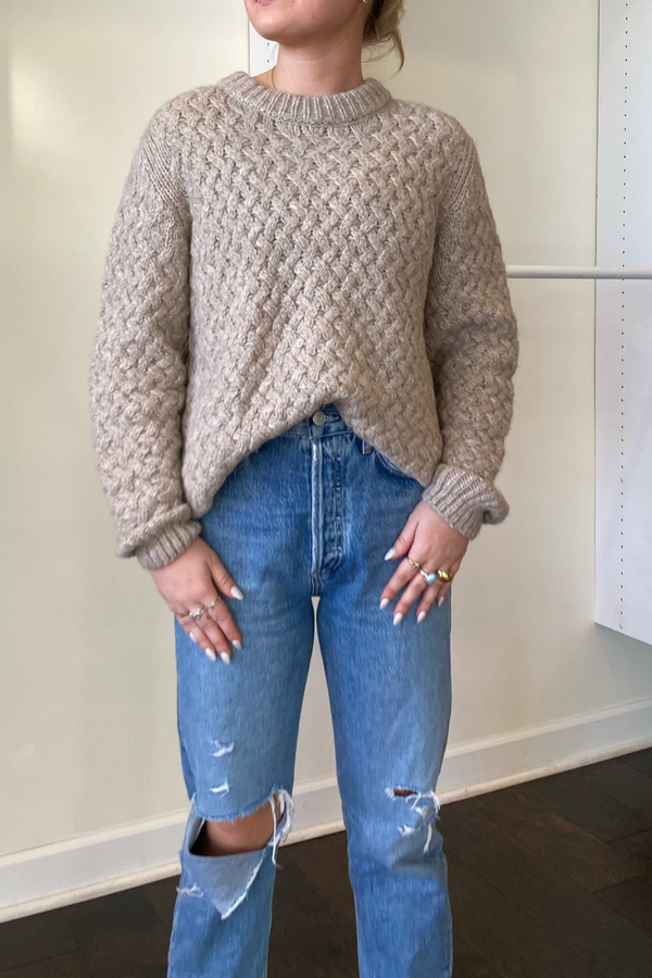 Christina Lehr Kiernan Crew Sweater - Oatmeal Christina Lehr Kiernan Crew Sweater - Oatmeal