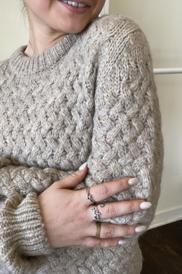 Christina Lehr Kiernan Crew Sweater - Oatmeal Christina Lehr Kiernan Crew Sweater - Oatmeal
