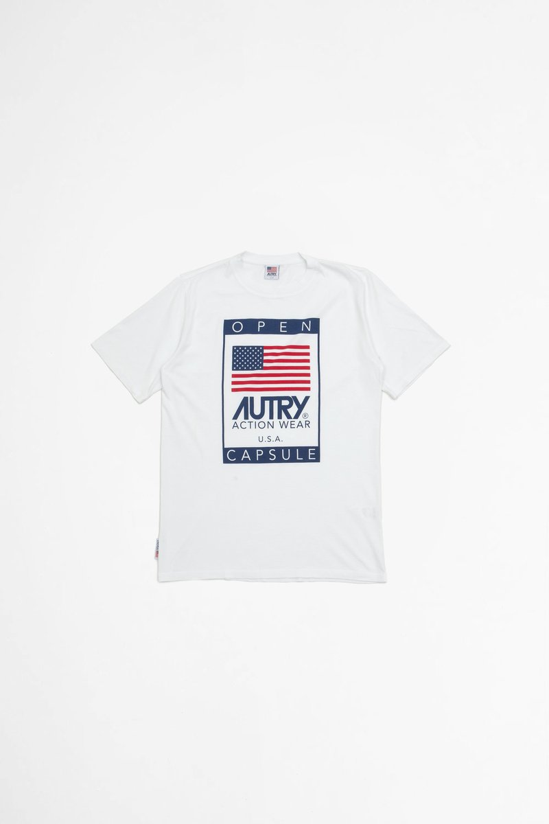 Autry open T-shirt - white | Garmentory