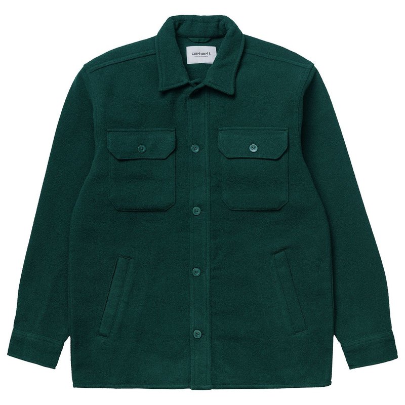 CARHARTT WIP Carhartt Owen Shirt Jacket Bottle Green