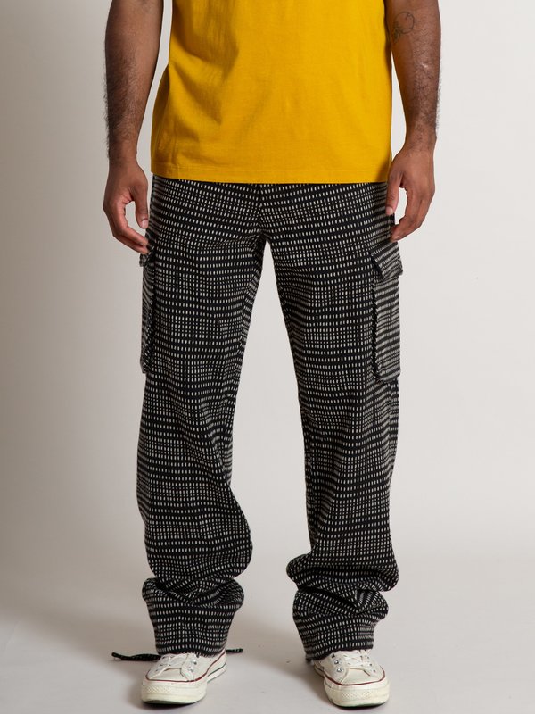 Freemans Sporting Club Cargo Pant - Black Floats Freemans Sporting Club Cargo Pant - Black Floats