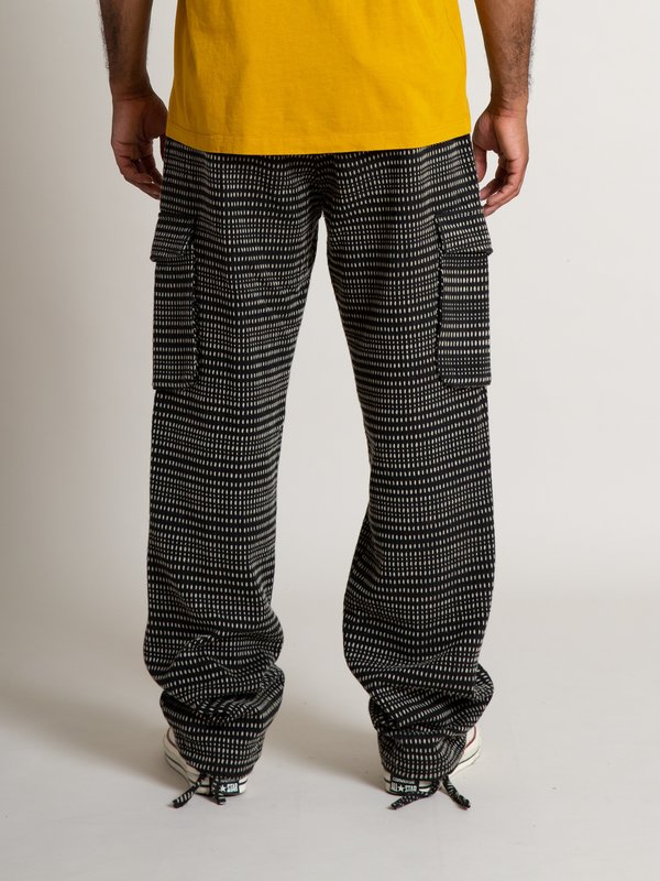 Freemans Sporting Club Cargo Pant - Black Floats Freemans Sporting Club Cargo Pant - Black Floats
