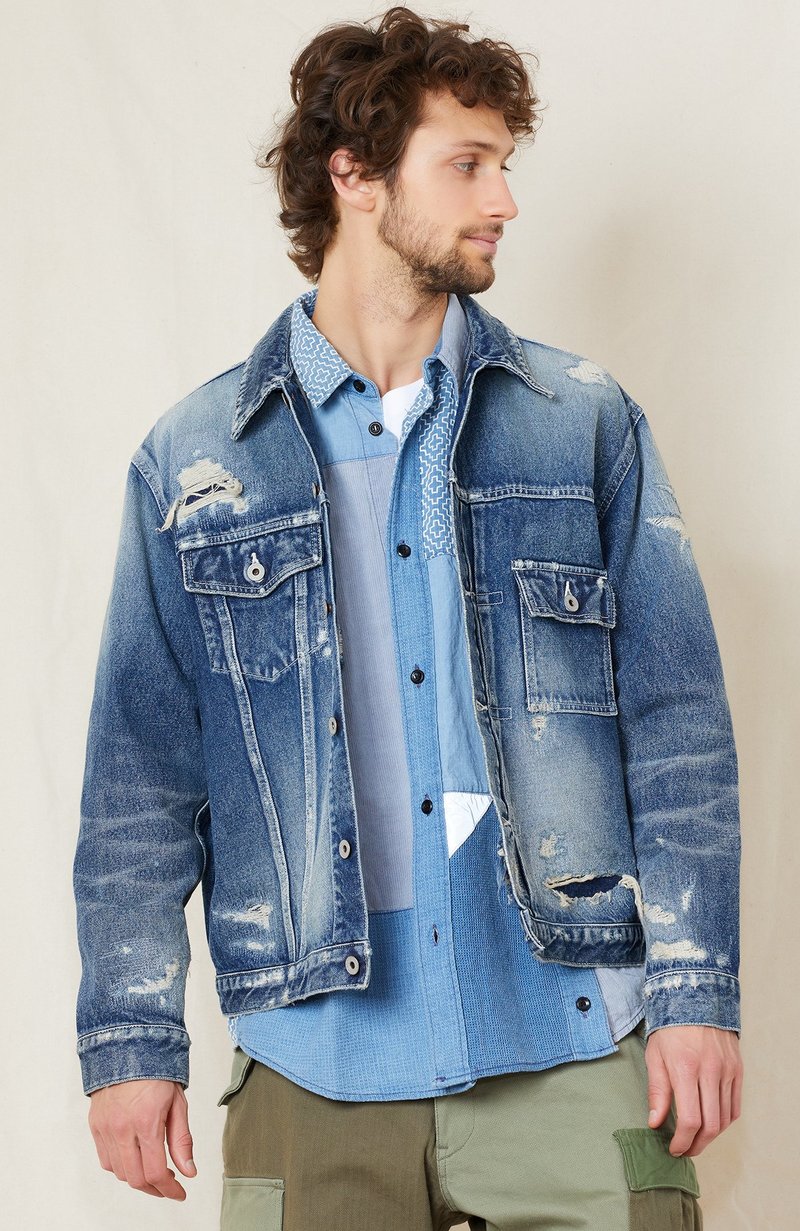 FDMTL 10 Year Wash Denim Jacket - Indigo | Garmentory