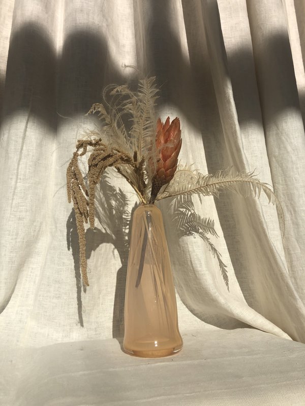 Gary Bodker Designs BIG GEM TALL VASE - PEACH Gary Bodker Designs BIG GEM TALL VASE - PEACH