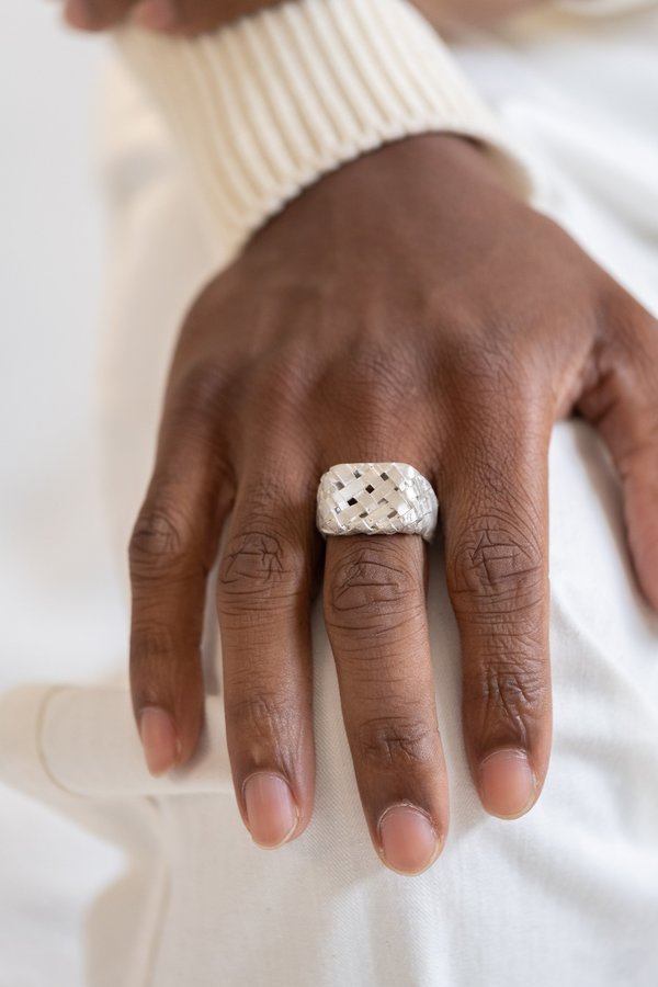Fraser Hamilton Weaver Ring - Silver Fraser Hamilton Weaver Ring - Silver